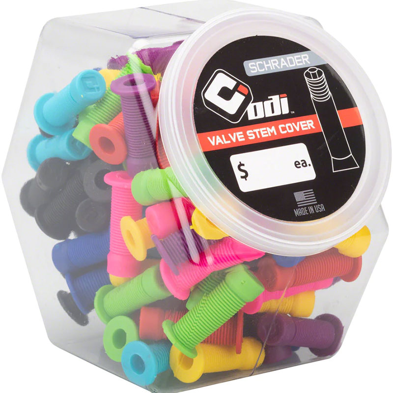 Odi Schrader Valve Stem Caps Candy Jar