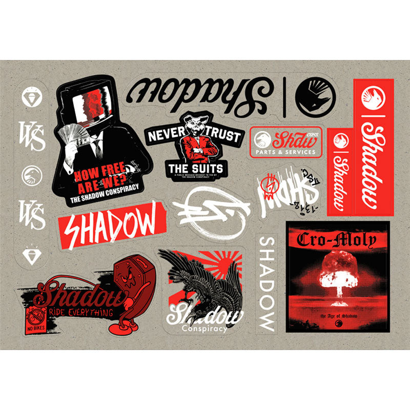 Shadow How Free Are We Sticker Pack