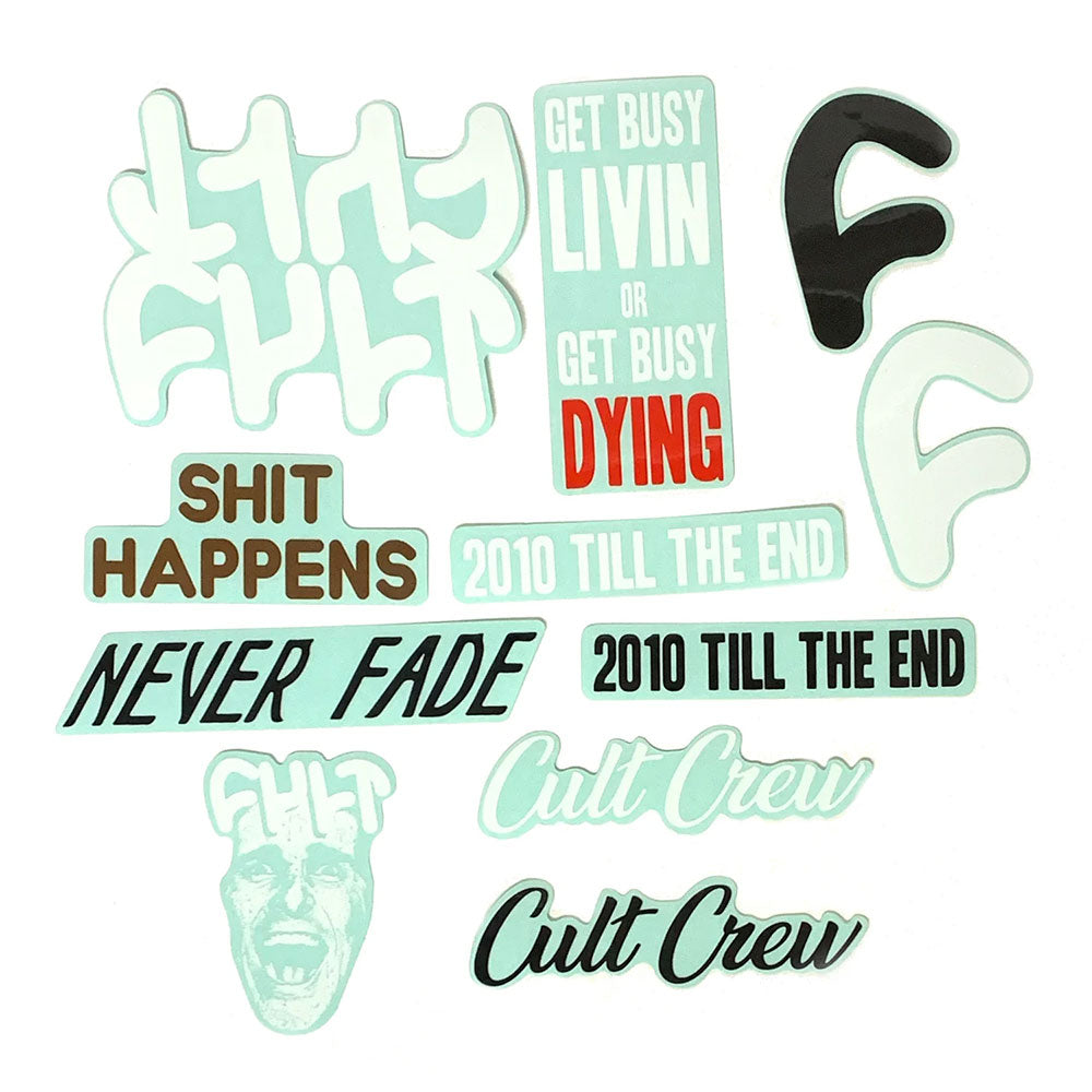 Cult 10 Sticker Kit